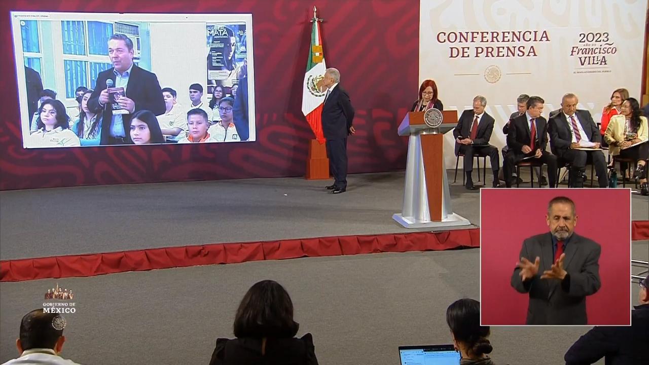 Sonora en el regreso a clases pospandemia, transmisión en Palacio Nacional